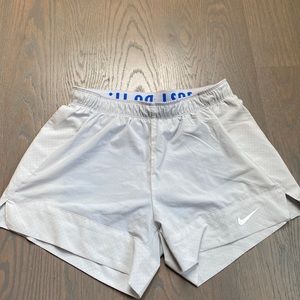 light blue/grey nike shorts!